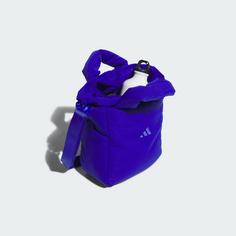 Rückansicht von adidas Must Haves kleine bauschige Tasche Umhängetasche Lucid Blue