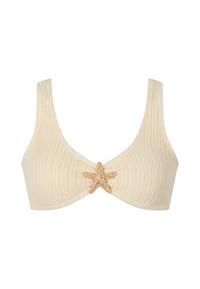 Moda Minx Starfish Scrunch Bikini Oberteil Damen - Coconut