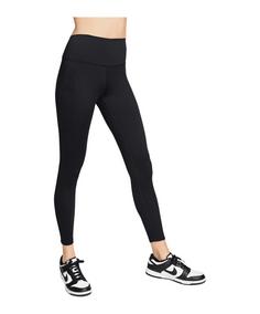 Nike One 7/8 Leggings Damen Laufhose Damen schwarz