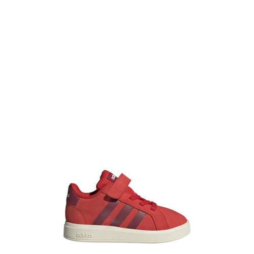 Rückansicht von adidas Grand Court 2.0 Kids Schuh Sneaker Kinder Collegiate Red / Collegiate Burgundy / Off White