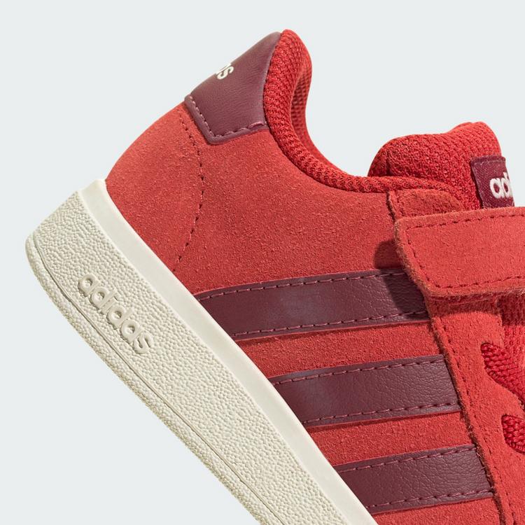 adidas adidas Grand Court 2.0 Kids Schuh Sneaker Kinder - Collegiate Red / Collegiate Burgundy / Off White - 7 | SportScheck