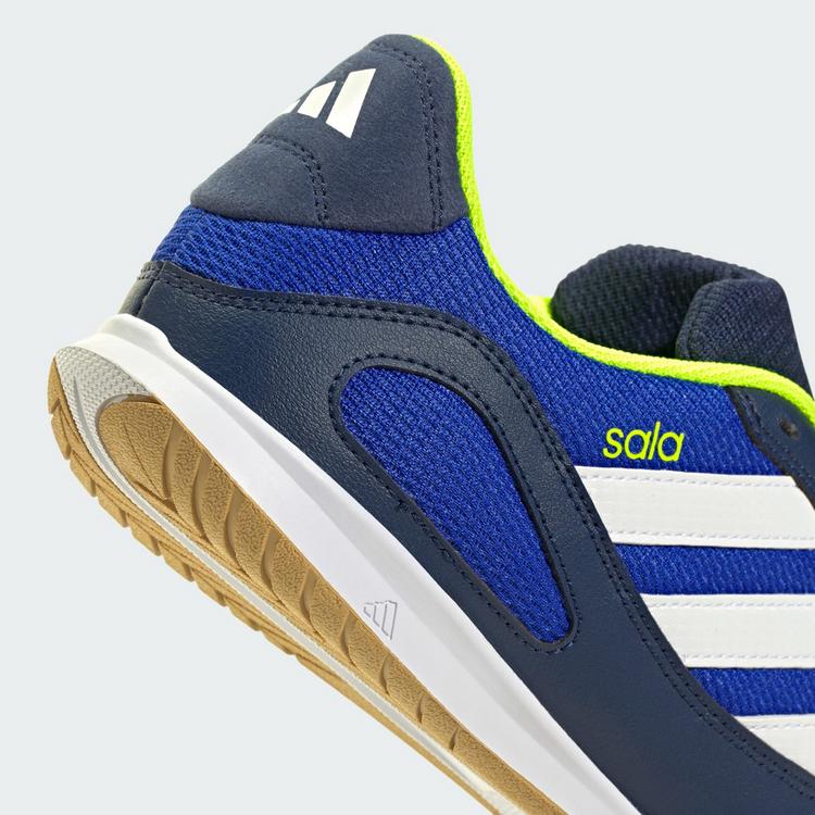 adidas adidas Super Sala Competition 3 Hallenschuhe Fu&szlig;ballschuhe - Lucid Blue / Cloud White / Lucid Lemon - 5 | SportScheck