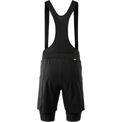 Rückansicht von Gonso Essential Shorts 2in1 M Fahrradshorts Herren Schwarz01100
