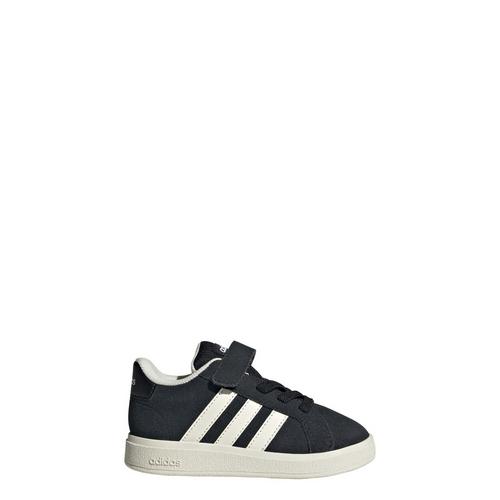 Rückansicht von adidas Grand Court 2.0 Kids Schuh Sneaker Kinder Core Black / Off White / Cloud White