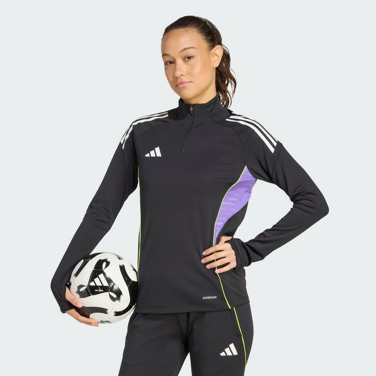 adidas adidas Tiro 25 Competition Trainingsoberteil Trainingsanzug Damen - Black / Purple Rush - 0 | SportScheck