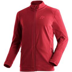 Maier Sports Dennis Jacket M Fleecejacke Herren Rot4584