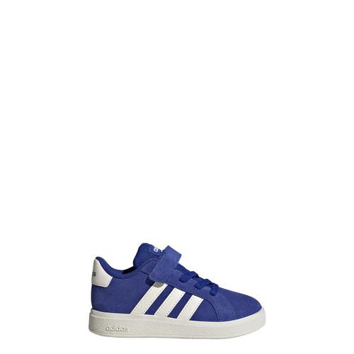 Rückansicht von adidas Grand Court 2.0 Kids Schuh Sneaker Kinder Semi Lucid Blue / Off White / Core Black