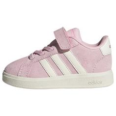 adidas Grand Court 2.0 Kids Schuh Sneaker Kinder Clear Pink / Off White / Gold Metallic