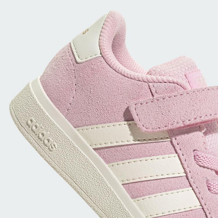 adidas adidas Grand Court 2.0 Kids Schuh Sneaker Kinder - Clear Pink / Off White / Gold Metallic - 7 | SportScheck
