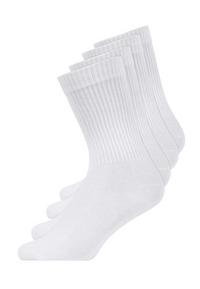 Snocks Bambus Tennissocken Socken - Wei&szlig;