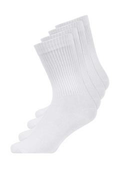 Snocks Bambus Tennissocken Sportsocken Weiß