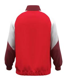Rückansicht von JAKO Dynamic Web Jacke Trainingsjacke Herren rotweiss