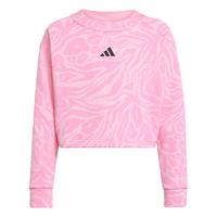 adidas Future Icons bauchfreies Sweatshirt Sweatshirt Kinder - True Pink / St Tropic Bloom / Black