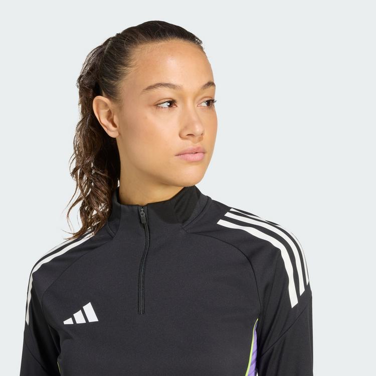 adidas adidas Tiro 25 Competition Trainingsoberteil Trainingsanzug Damen - Black / Purple Rush - 0 | SportScheck