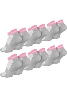 Rückansicht von Black Snake Sportsocken Weiß Rosa