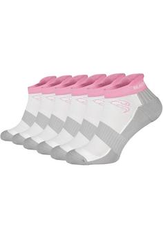 Black Snake Sportsocken Weiß Rosa