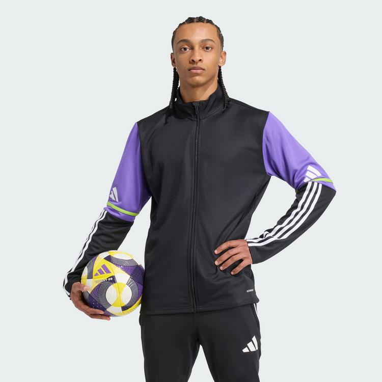 adidas adidas Squadra 25 Trainingsjacke Trainingsjacke Herren - Black / Purple Rush - 0 | SportScheck