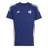 adidas Frankreich Kids T-Shirt aus Baumwolle Funktionsshirt Kinder - Dark Blue