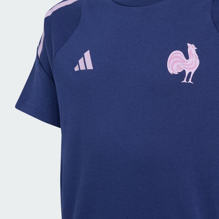 adidas adidas Frankreich Kids T-Shirt aus Baumwolle Funktionsshirt Kinder - Dark Blue - 1 | SportScheck
