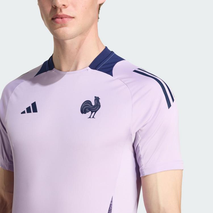 adidas adidas Frankreich Performance T-Shirt Funktionsshirt Herren - Powder Plum - 1 | SportScheck