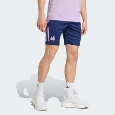Rückansicht von adidas Frankreich Gym Shorts Funktionsshorts Herren Dark Blue