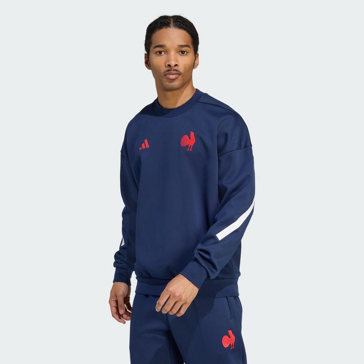 adidas adidas Frankreich Travel Sweatshirt Funktionssweatshirt Herren - Collegiate Navy - 0 | SportScheck