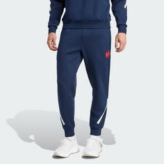 Rückansicht von adidas Frankreich Travel Hose Trainingshose Herren Collegiate Navy