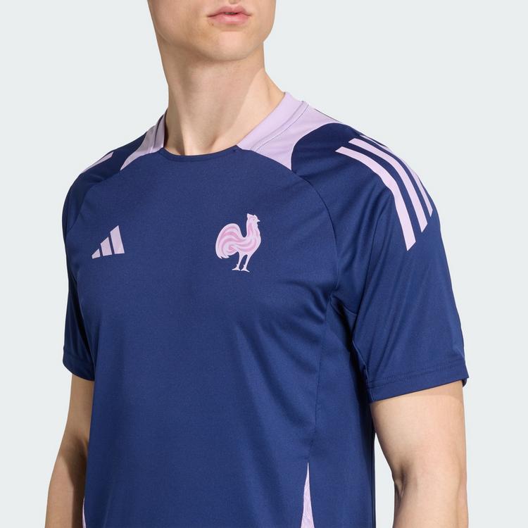 adidas adidas Frankreich Performance T-Shirt Funktionsshirt Herren - Dark Blue - 2 | SportScheck