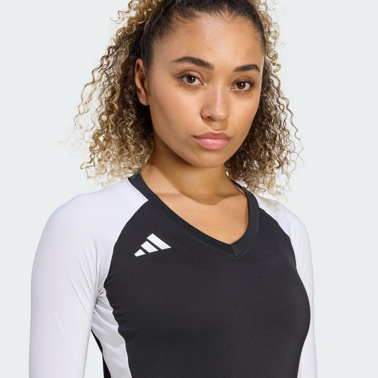 adidas adidas Quickset Lang&auml;rmeliges Volleyballtrikot Langarmshirt Damen - Black - 0 | SportScheck