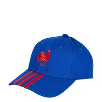 adidas Frankreich 3-Streifen Baseball Kappe Cap - Royal Blue