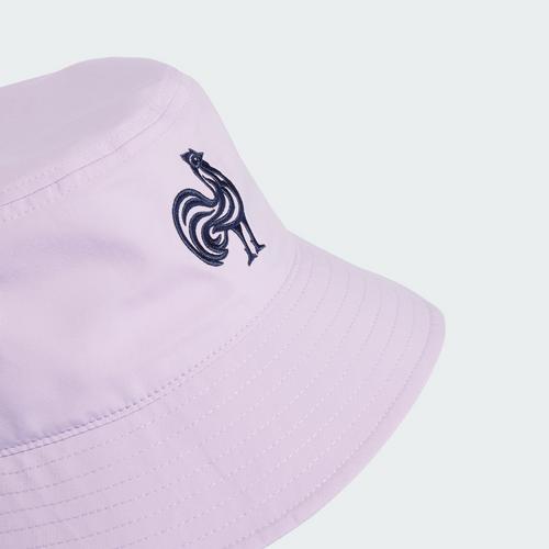 Rückansicht von adidas Frankreich Stoffhut Hut Powder Plum