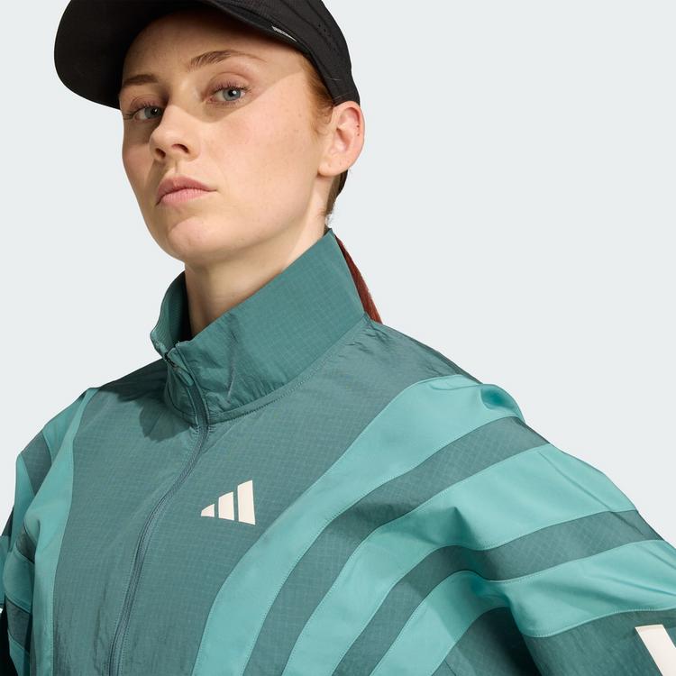 adidas adidas Adizero Retro Laufjacke Outdoorjacke Damen - Preloved Teal - 0 | SportScheck
