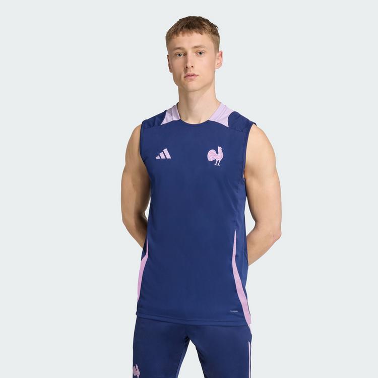 adidas adidas Frankreich Singlet Funktionstank Herren - Dark Blue - 0 | SportScheck