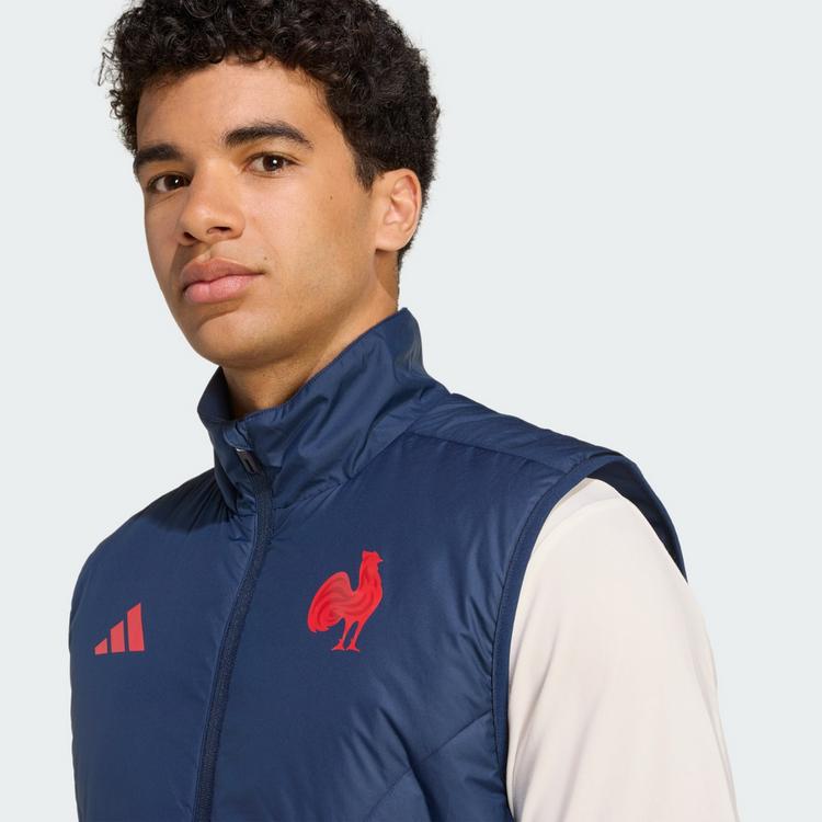adidas adidas Frankreich Weste Steppweste Herren - Collegiate Navy - 0 | SportScheck
