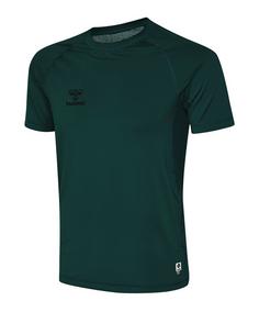 hummel Smu Print Baselayer Trikot Fußballtrikot Herren gruen