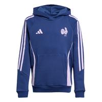 adidas Frankreich Kapuzenjacke Kinder Hoodie Kinder - Dark Blue