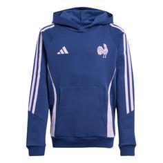 adidas Frankreich Kapuzenjacke Kinder Hoodie Kinder Dark Blue