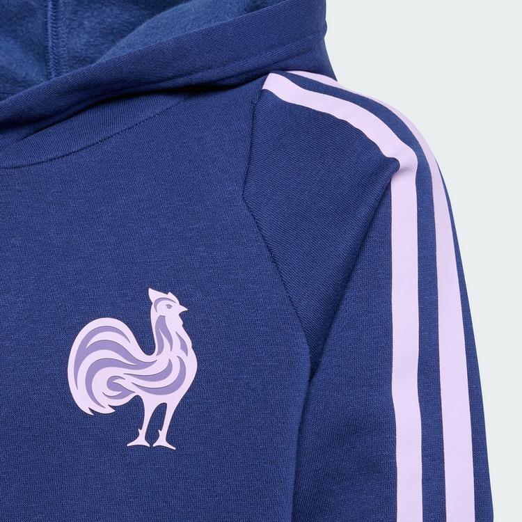 adidas adidas Frankreich Kapuzenjacke Kinder Hoodie Kinder - Dark Blue - 2 | SportScheck