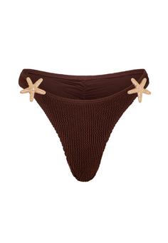 Moda Minx Bikini Hose Damen Coffee