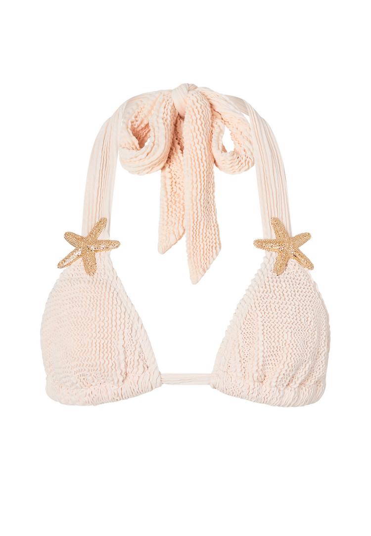 Moda Minx Moda Minx Starfish Scrunch Triangle Top Bikini Oberteil Damen - Coconut - 0 | SportScheck