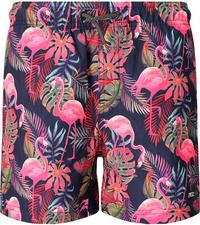 Cruz Kasper Badehose Kinder - Print 3673 Flamingo