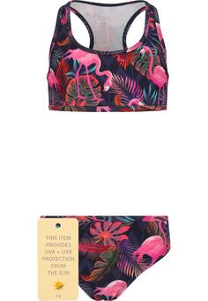 ZigZag Irena Bikini Set Kinder Print 3673 Flamingo