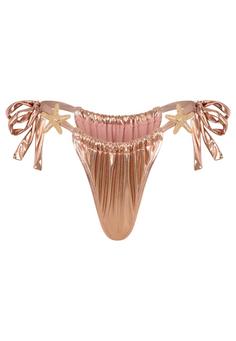 Moda Minx STARFISH METALLIC Bikini Hose Damen Rose Gold