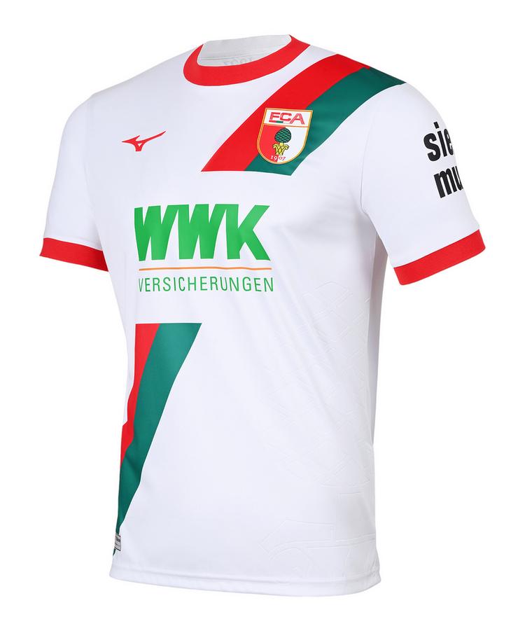 Mizuno Mizuno FC Augsburg Trikot Home 2025/2026 Wei&szlig; Trikot Herren - weiss - 1 | SportScheck