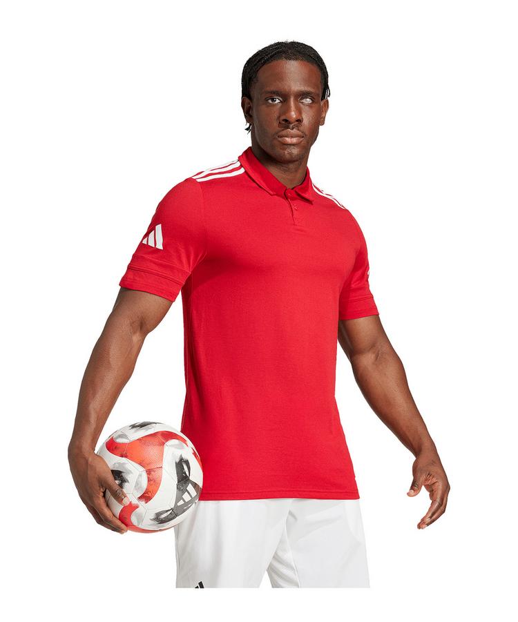 adidas adidas Squadra 25 Competition Polo Poloshirt Herren - rotweiss - 1 | SportScheck