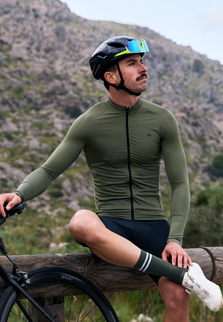 DANISH ENDURANCE DANISH ENDURANCE Cycling LS Funktionsshirt Herren - olive - 0 | SportScheck