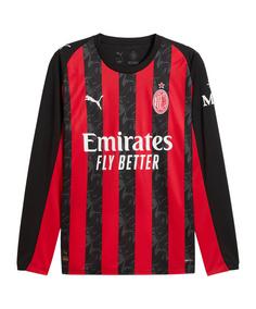 PUMA AC Mailand Trikot langarm Home 2025/2026 Fußballtrikot Herren rotweiss