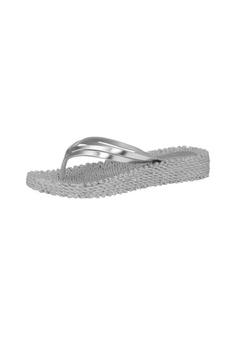 Ilse Jacobsen CHEERFUL08M Zehentrenner Damen silver