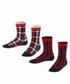 ESPRIT Check SO 2-Pack Socken Kinder - marine (6120)