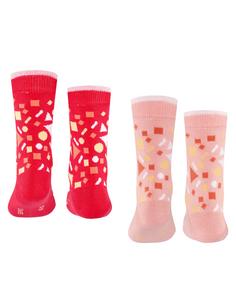 Rückansicht von ESPRIT Pattern Mix SO  2-Pack Freizeitsocken Kinder sortiment (0020)